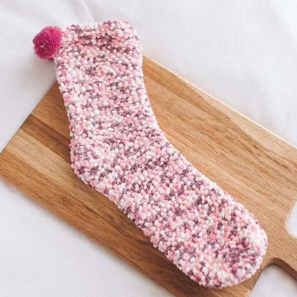 (🎅EARLY CHRISTMAS 50% OFF ) Winter Fuzzy Cupcakes Socks WIth Gift Box