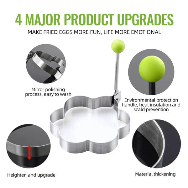 Stainless Steel Fried Egg Molds