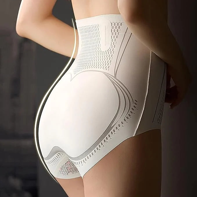 Ice Silk Ion Fibre Repair Shaping Shorts   Tummy Control Underpants