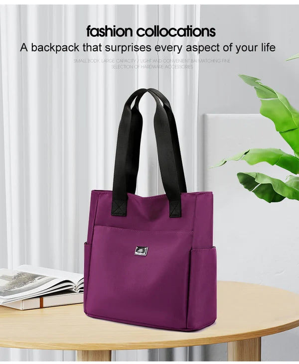 ⏰Hot Sale-49% OFF🔥2024 Large Capacity Waterproof Multi Pocket Nylon Shoulder Bag👜