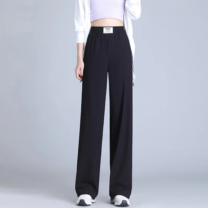 [Buy 1 Free 1 -2PCS] All-match ice silk ribbed knit pants