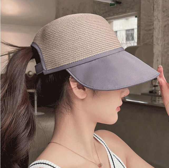 Hepburn style sunscreen cap