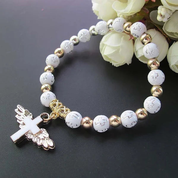 49% OFF🔥Angel Wing Cross Bracelet