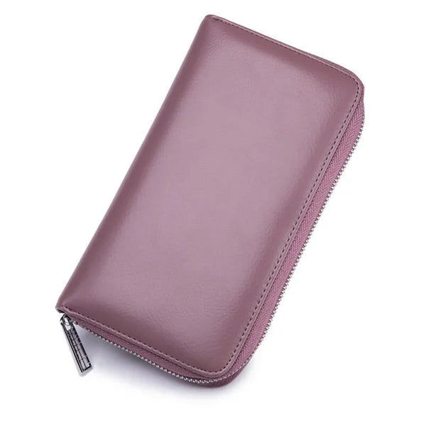 🔥Unisex Anti-Credit Card Fraud Multi-compartment Genuine Leather Wallet