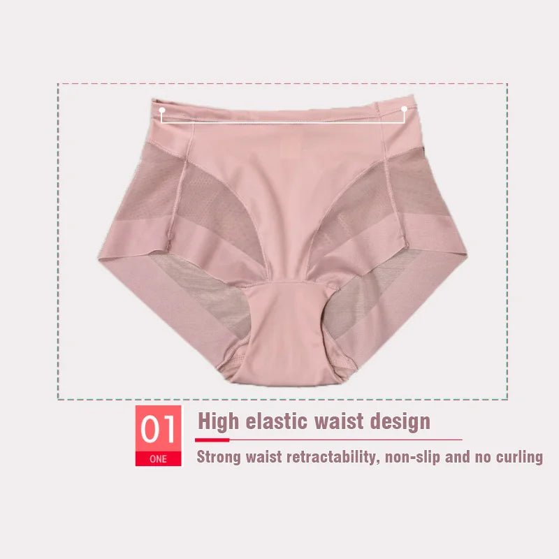 🎁Last Day 49% OFF--High Waist Ice Silk Seamless Shaping Briefs