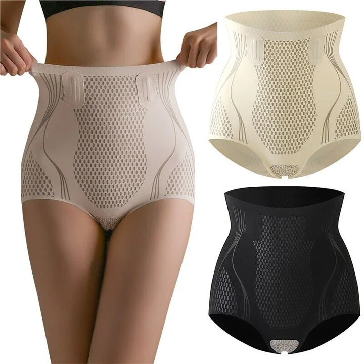 Ice Silk Ion Fibre Repair Shaping Shorts   Tummy Control Underpants