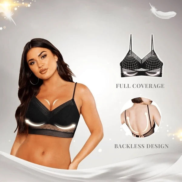 👙(Early Mothers Day Sale- Save 49% OFF) Starry Bra - Low Back Lace Non-wired Bra