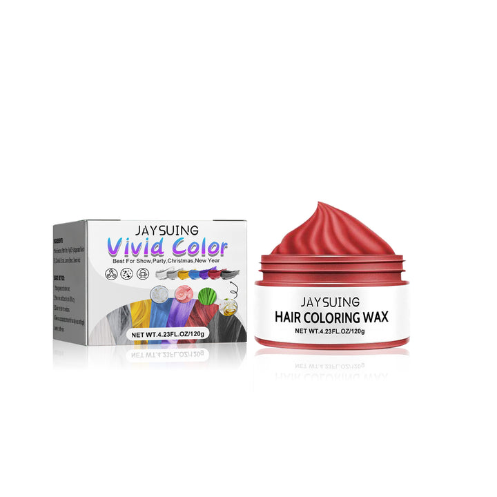 Color hair wax