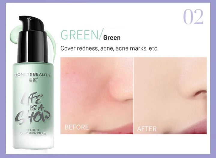 Burst water drop base cream