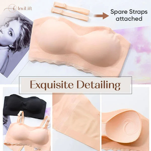 💖Mothers Day Promotion 49% 0ff-Plus size Sexy Strapless Invisible Push Up Bra