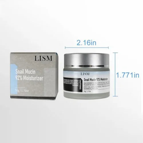 LISM Snail Mucin 92% Moisturizer Daily Face Gel Cream