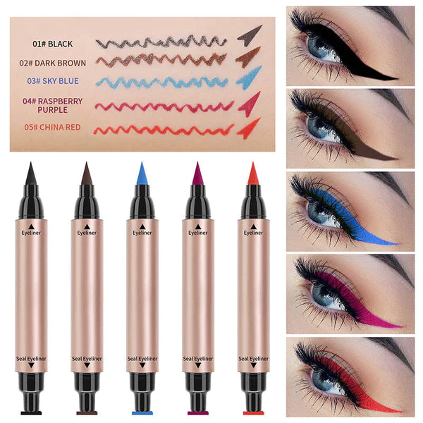 🎅Buy 1 get 1 free | Double triangular liquid eyeliner