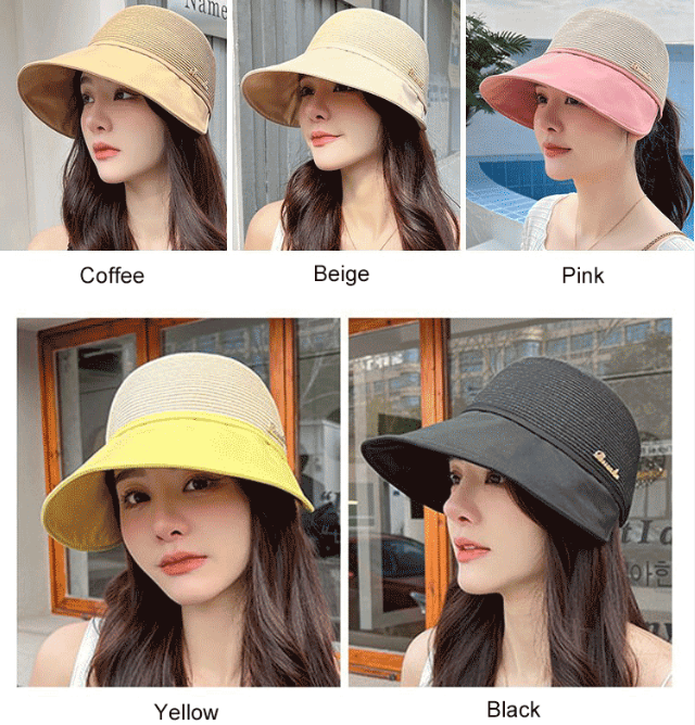 Hepburn style sunscreen cap