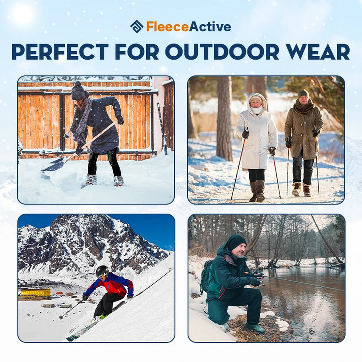 FleeceActive - PRE-SEASON SALE: 70% OFF - Unisex Fleece-Lined Waterproof Pants