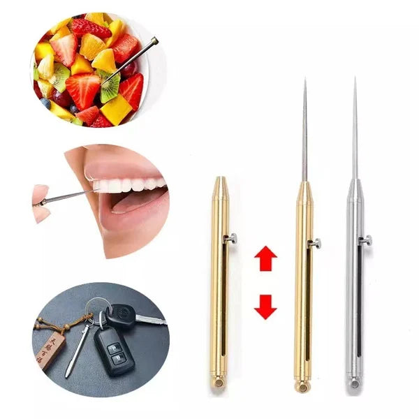 FATHERS DAY PROMOTION - Retractable Titanium Toothpicks