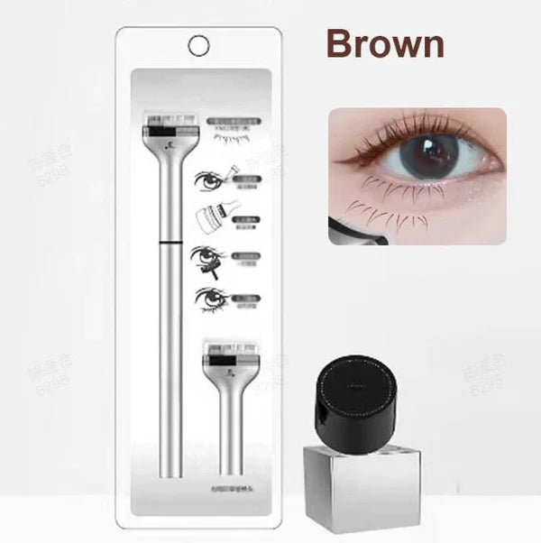 Waterproof 2-in-1 Eyeliner & Lower Eyelash Stamp Set