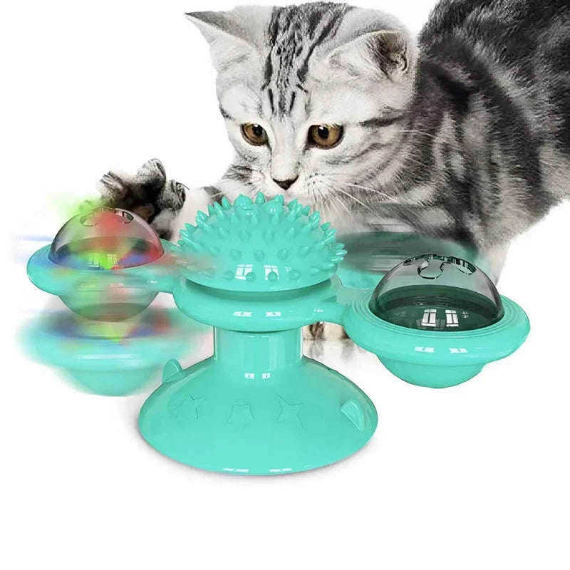 🔥 Interactive Windmill Cat Toys with Catnip🔥