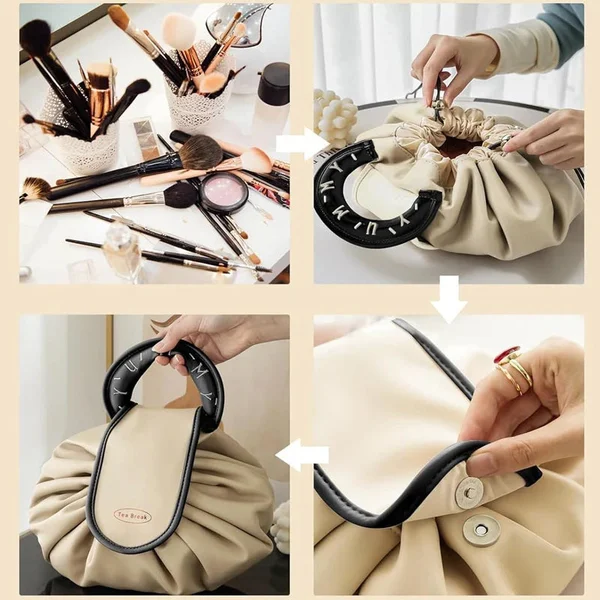 🔥Christmas Hot Sale✨Lazy Drawstring Makeup Fashion Handbag