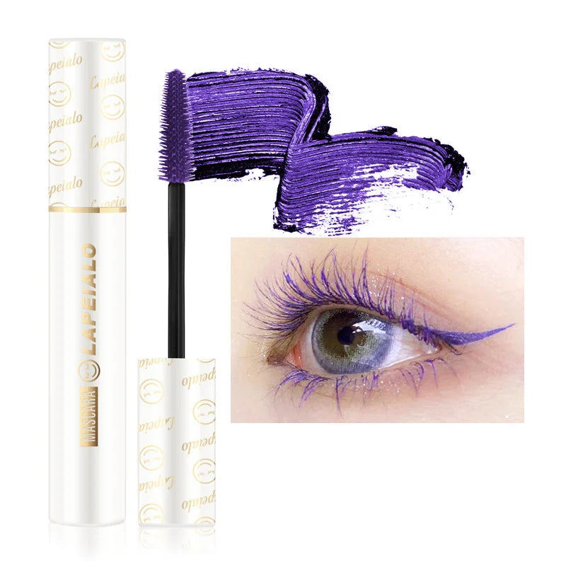 [Super amazing] Colored lengthening mascara, play with color slender and curl without smudging