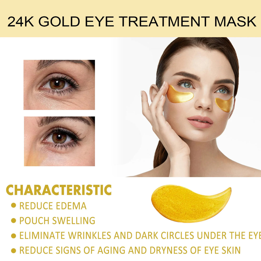 🔥Last day 49% off🔥24K Gold Collagen Eye Mask