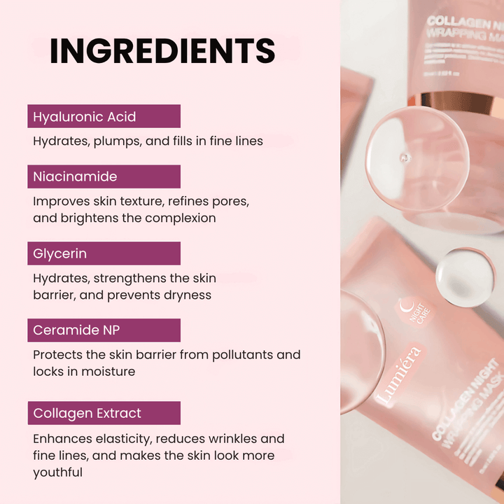 ✨Pamper Yourself — Buy 2 Collagen Night Masks, Get 1 Free! Wake Up to Youthful, Hydrated Skin!