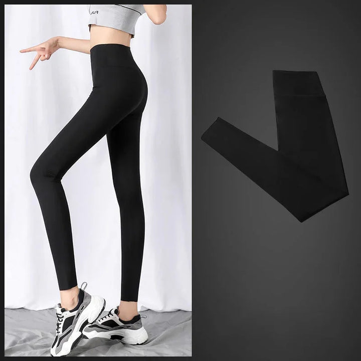 Highly elastic body shaping leggings