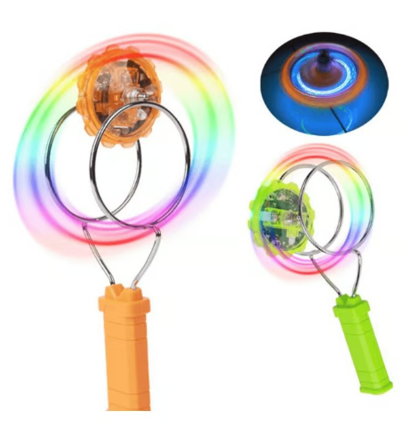 Creative LED Light Luminous Fidget Spinner Magnetic Gyro