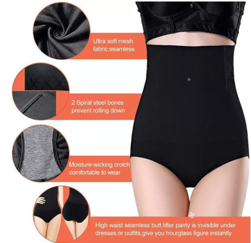 High Waist Tummy Control Shapewear Panties