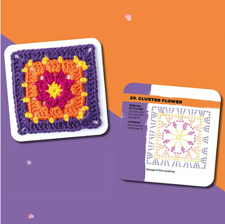 [50 Mix & Match Designs]The Granny Square Card Deck