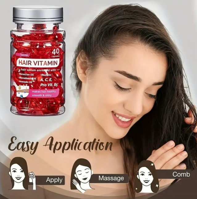 Wash free hair care essential oil capsules