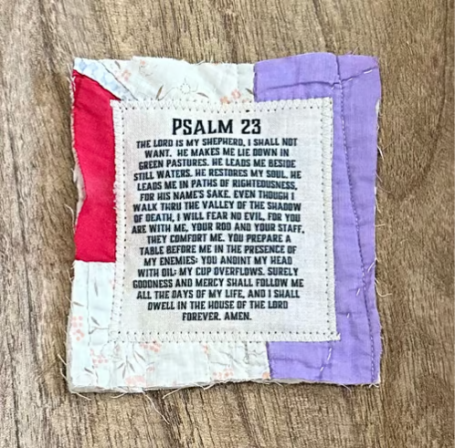 Prayer Quilt with cross inside✝️