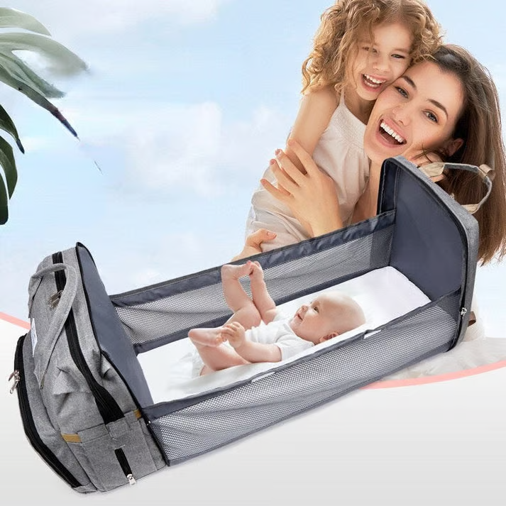 Multi-functional Portable Crib Mum Bag