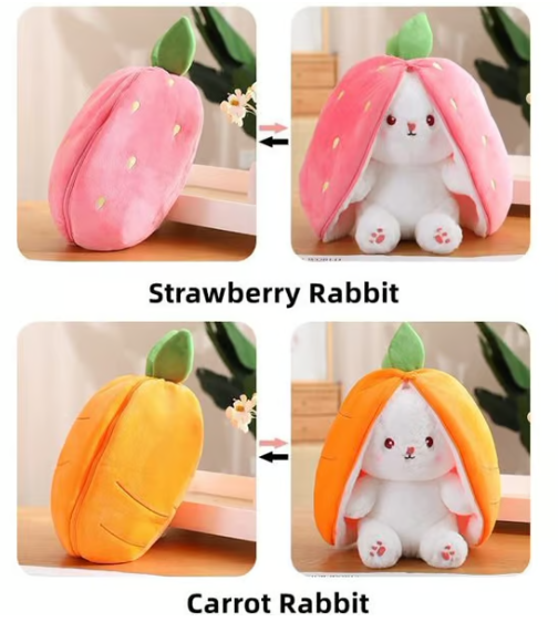 Strawberry Bunny Transformed into Little Rabbit