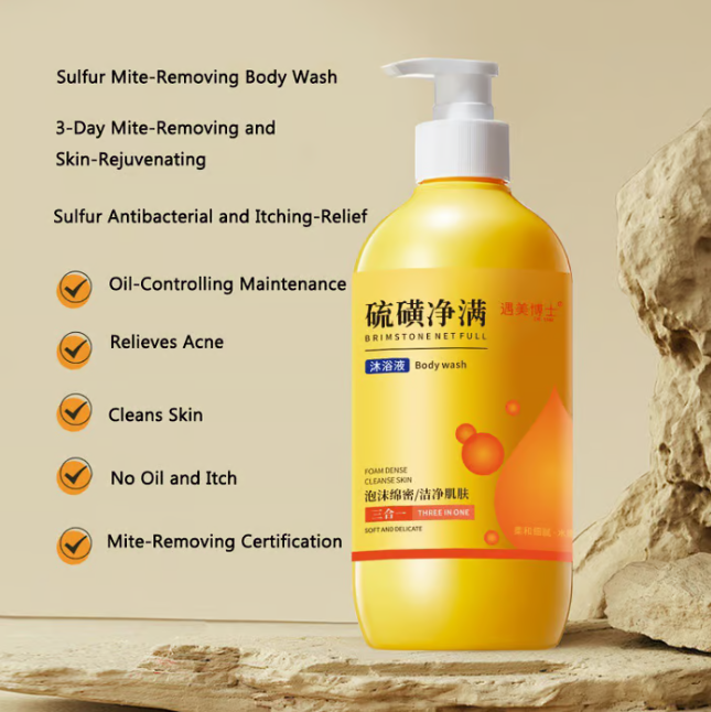 Deep Cleansing Moisturizing Sulfur Body Wash