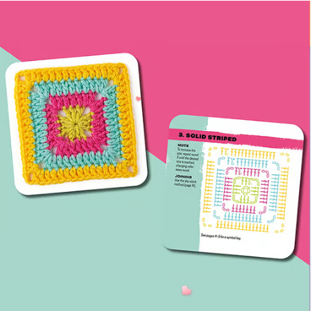 [50 Mix & Match Designs]The Granny Square Card Deck