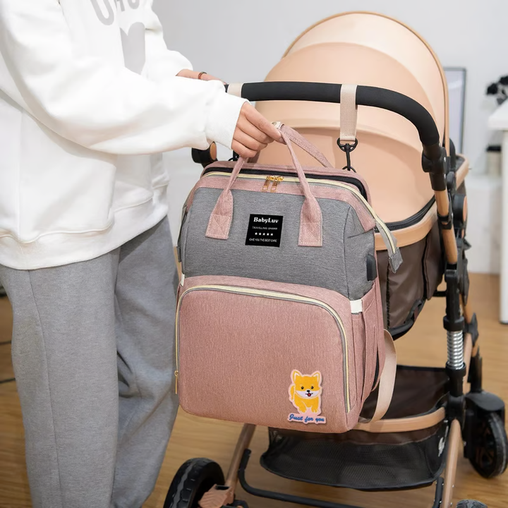 Multi-functional Portable Crib Mum Bag