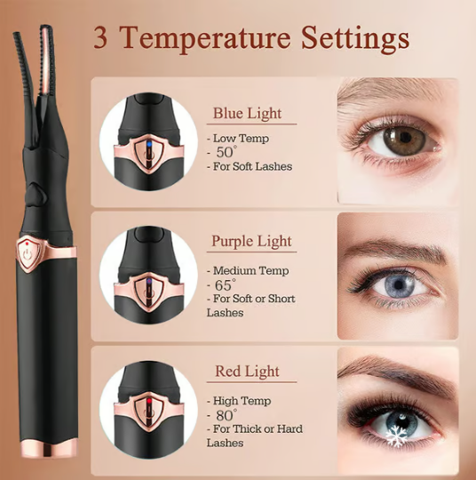 Electric Eyelash Curler for Instant Glam