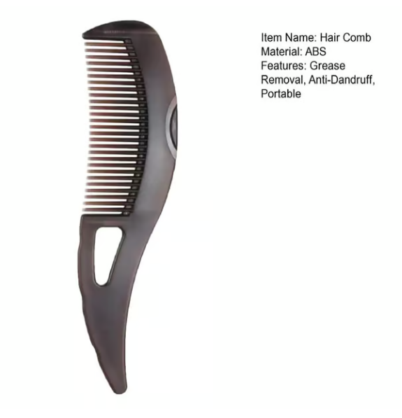 Scalp Sweeping Comb - Efficiently Captures Dandruff and Impurities