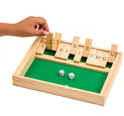 FUNNY FAMILY GAMES-Shut The Box Board Game