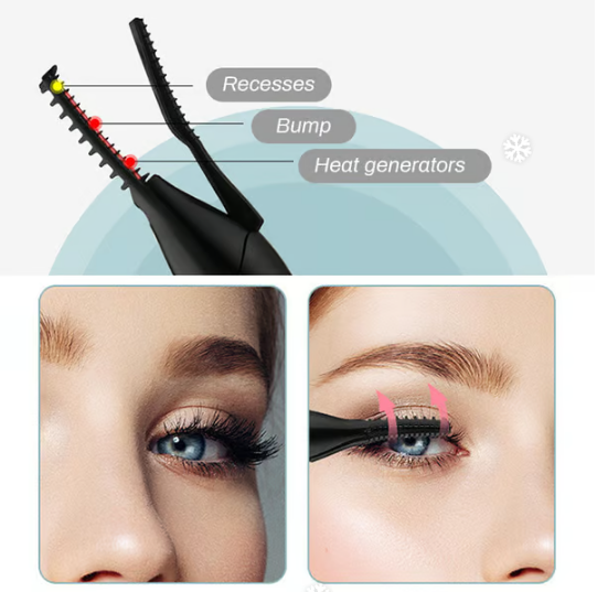 Electric Eyelash Curler for Instant Glam