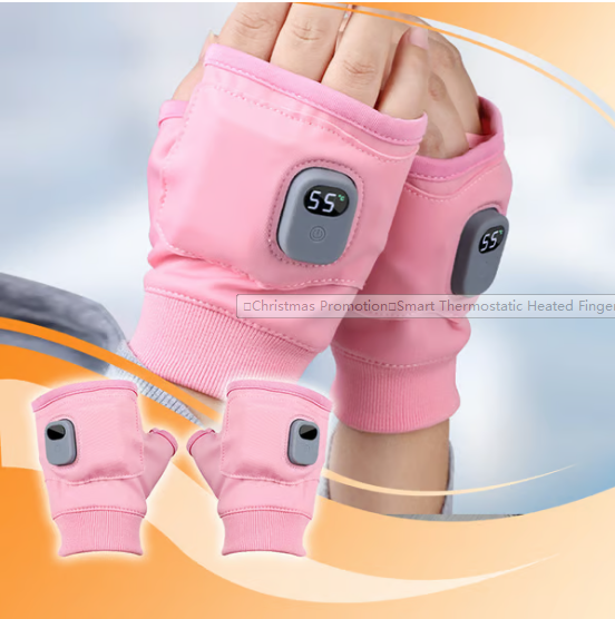 Smart Thermostatic Heated Fingerless Gloves