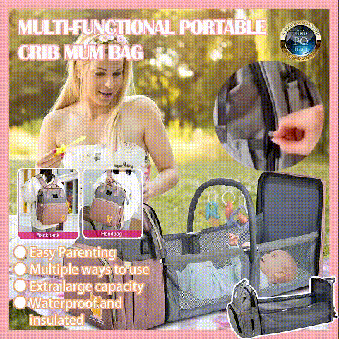 Multi-functional Portable Crib Mum Bag