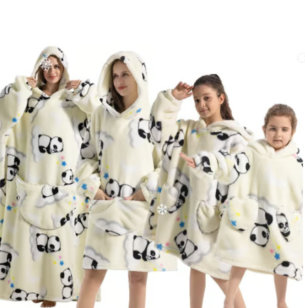 Super Warm and Cozy Wearable Blanket Hoodie