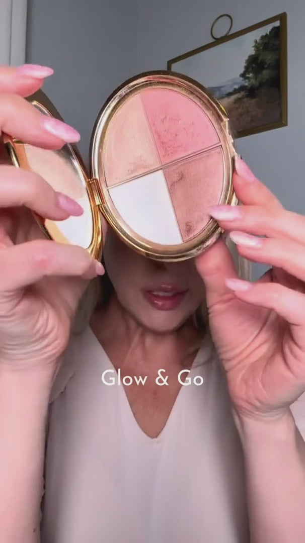 ✨ Last Day Buy 1 Get 1 Free ✨Glow Wardrobe Highlighting Eye & Cheek Palette