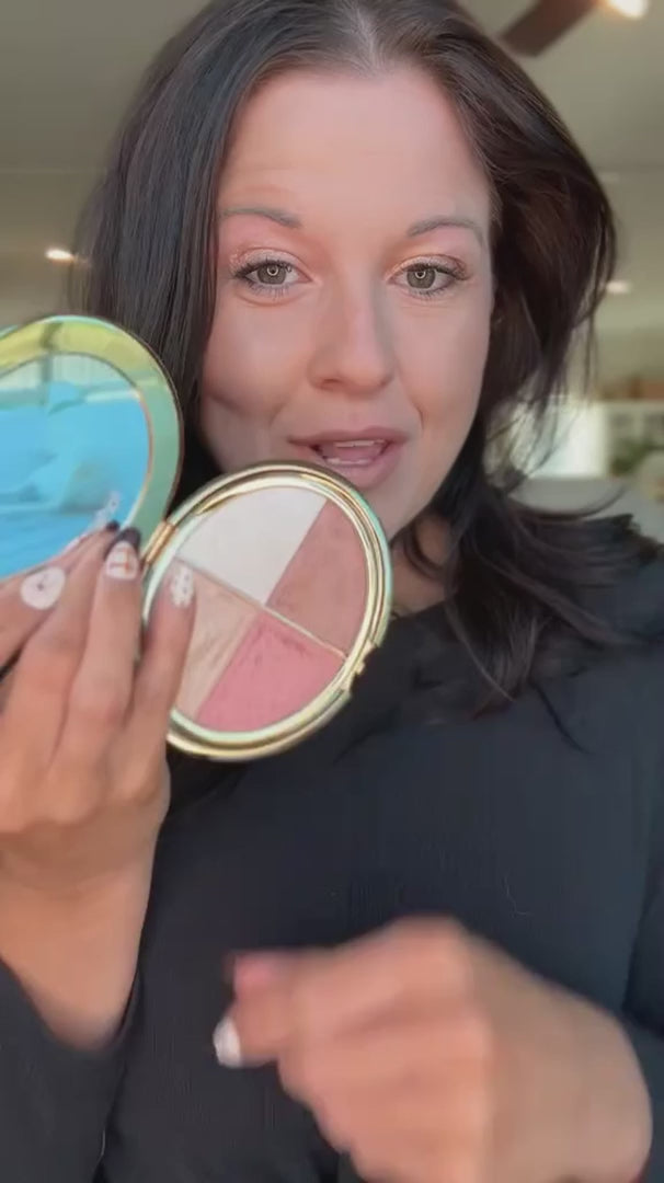 ✨ Last Day Buy 1 Get 1 Free ✨Glow Wardrobe Highlighting Eye & Cheek Palette