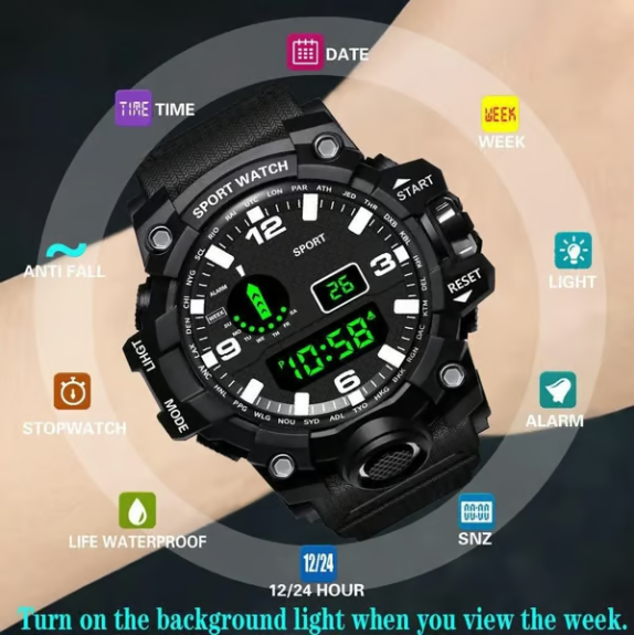 🔥BUY 1 GET 1 FREE🔥 Multifunctional Waterproof Outdoor Sports Watch