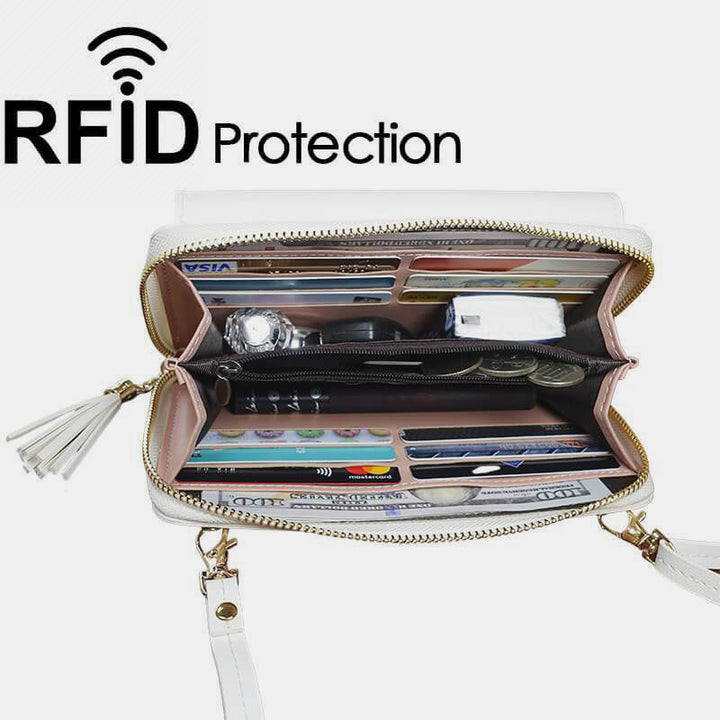 High Capacity Multi Slot Crossbody Phone Bag