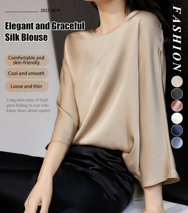 Elegant And Graceful Silk Blouse