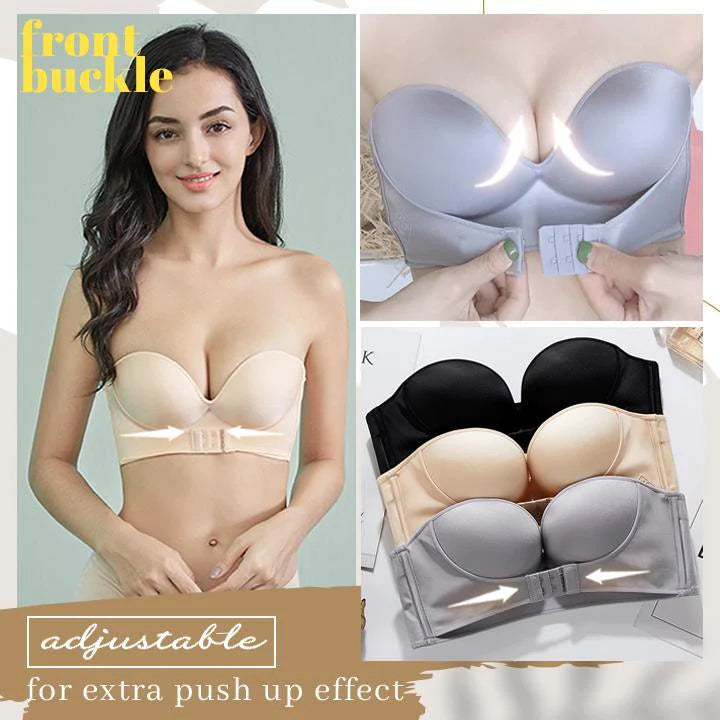 🔥HOT SALE🔥 Invisible Strapless Super Push Up Bra