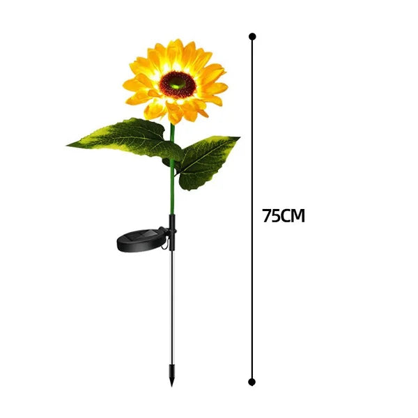 Sunflower Solar Garden Stake Led Lights